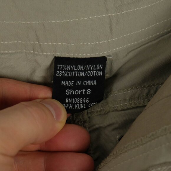 Kuhl Pants Womens 8 Short Convertable Hiking Nylon Outdoor Lightweight - Picture 13 of 14